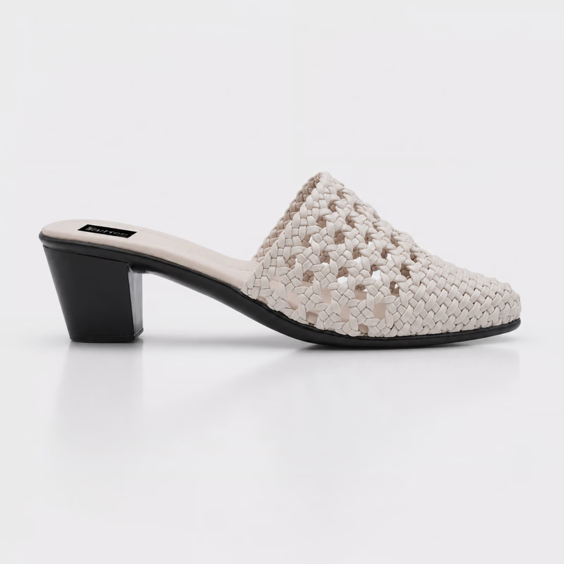 Women Woven Textured Slip-On Mules