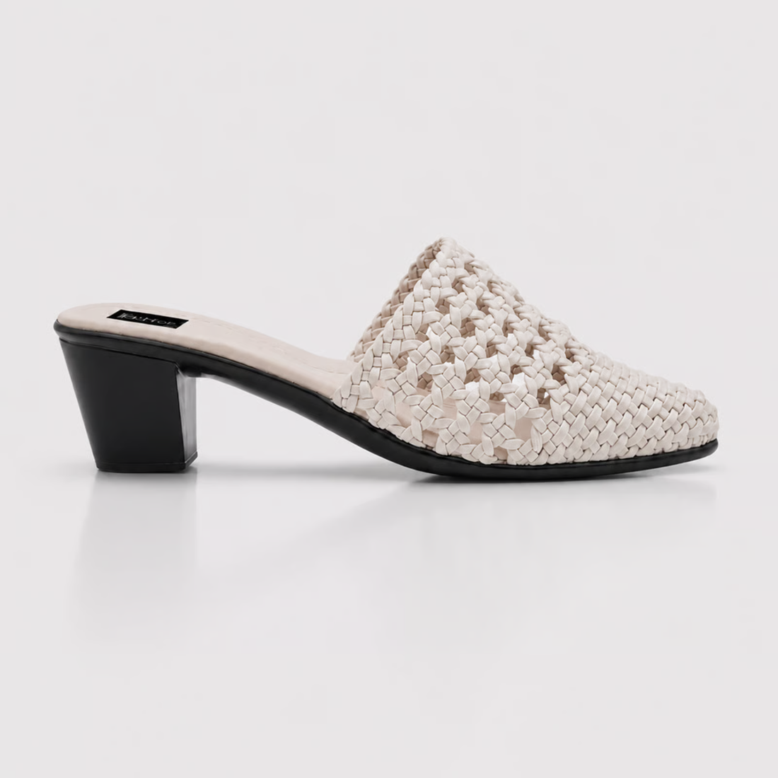 Women Woven Textured Slip-On Mules